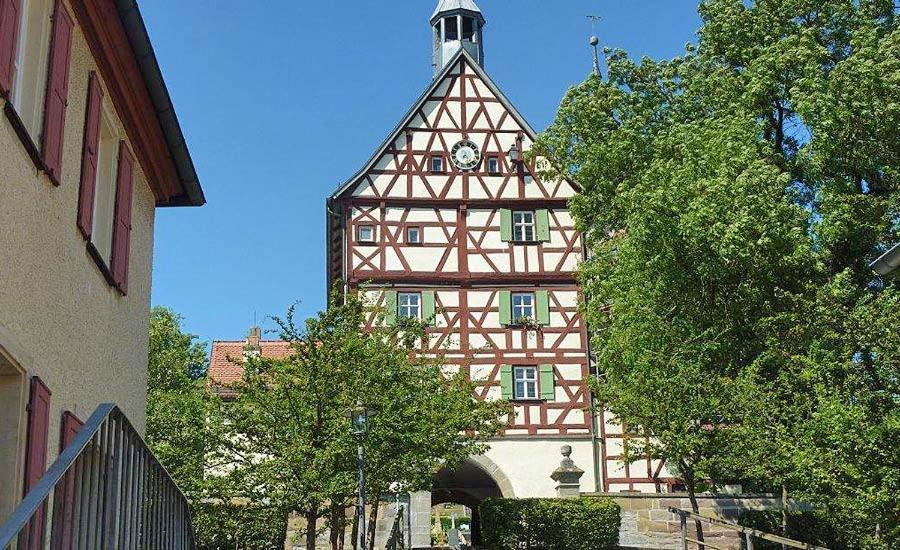 Grosse Prinzessin - Appartement Mit Saunanutzung Burgbernheim Extérieur photo